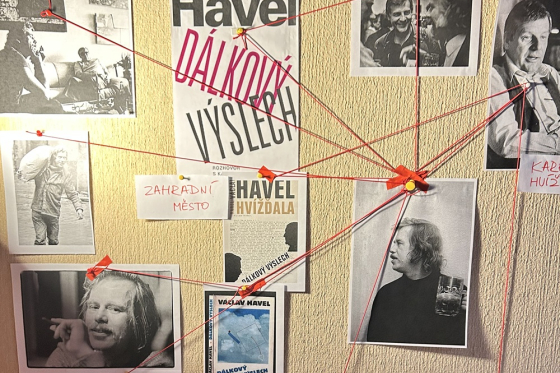 Dalkovy vyslech_Detail ze studia Cesky rozhlas