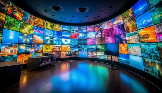 obrazovky TV studio Freepik