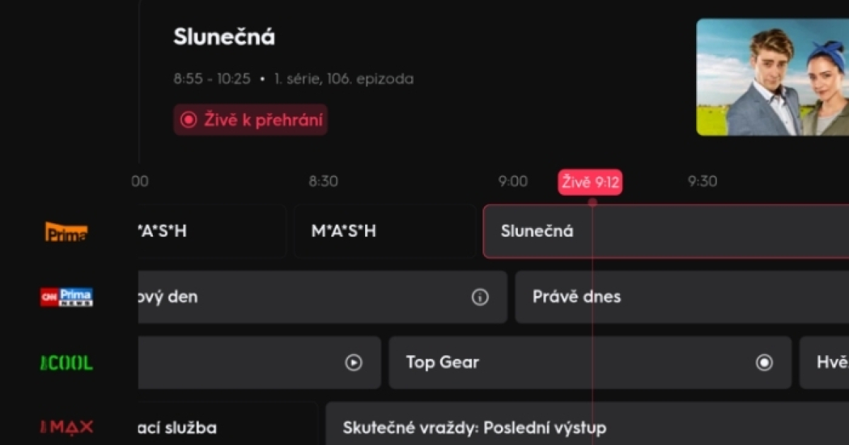 Prima Program Prima sjednotlila TV program ve videotéce a HbbTV | MediaGuru