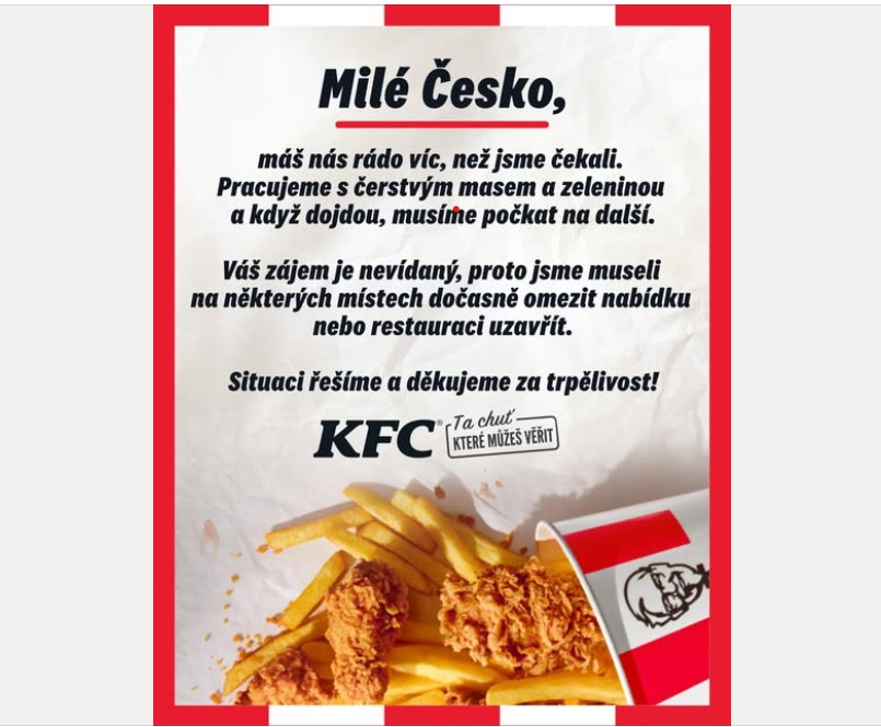 KFC vyjadreni