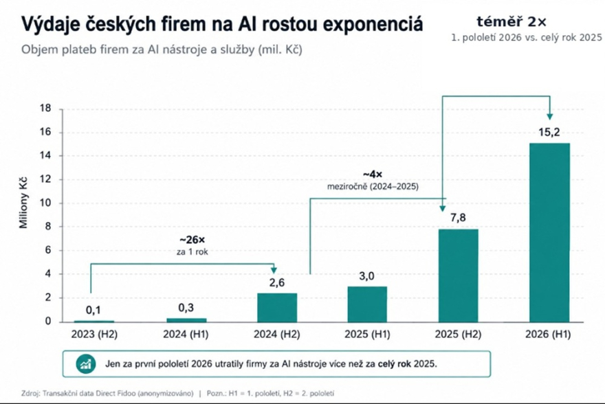 AI vydaje firem