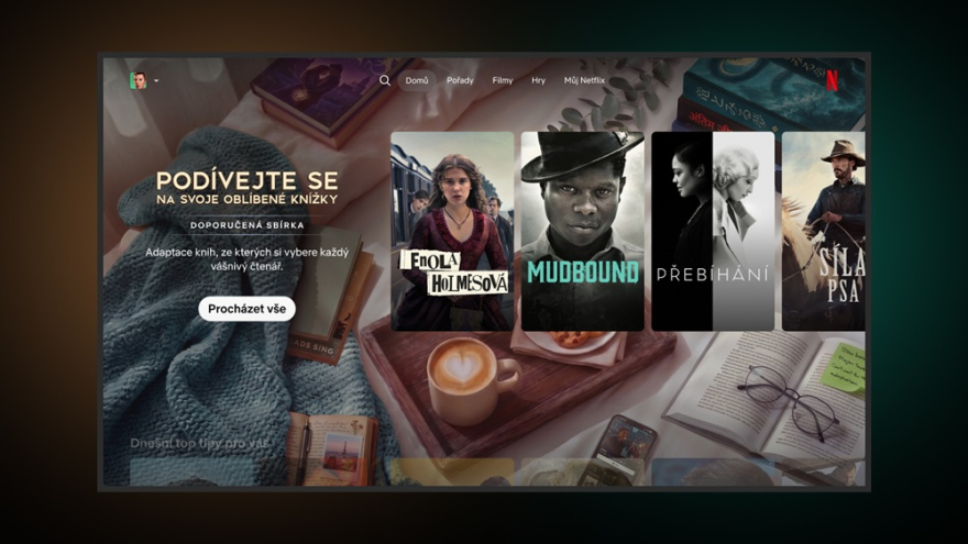 Nová Netflix sekce pro milovníky knih a jejich filmových adaptací2