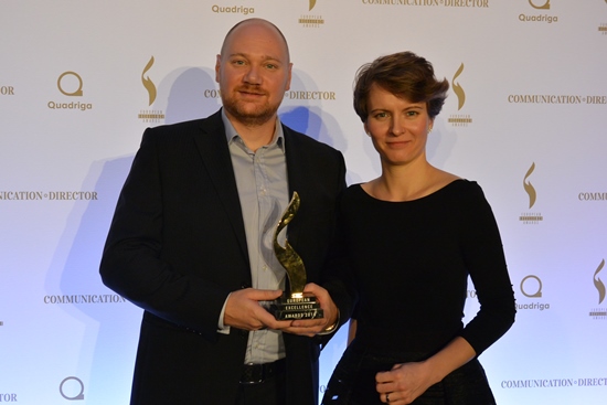 Aziz Jahić, marketingový ředitel C.S.Cargo, Dana Favaro, senior account executive AMI Communications