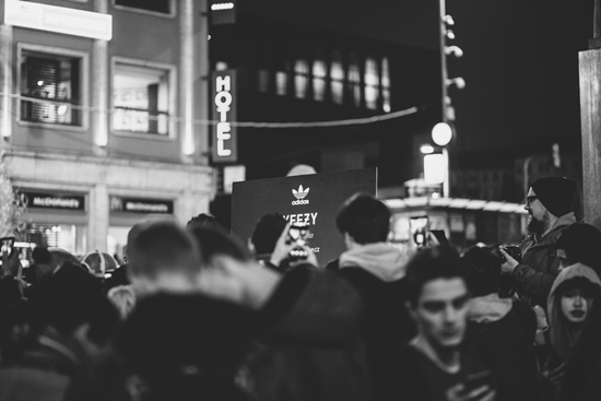 Yeezy Point na Václavském náměstí v Praze