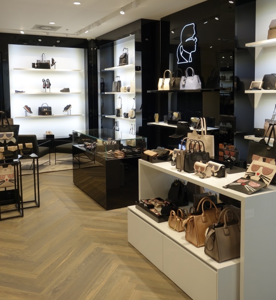 Interiér obchodu Karl Lagerfeld (zdroj: Vermont Holding)