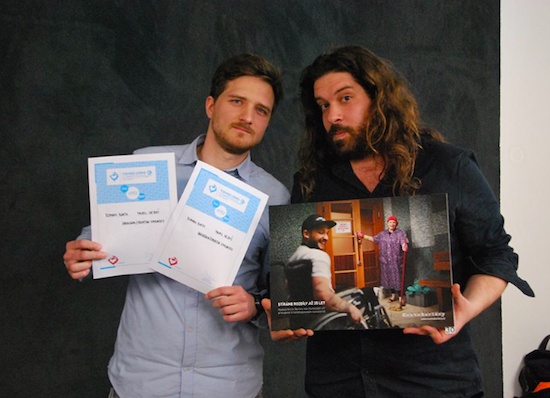 1. místo – Roman Biath (Zaraguza) a Pavel Hejný (Creative Embassy)