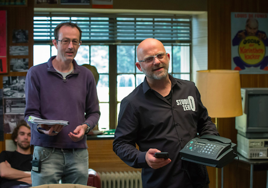 Režisér Petr Zelenka s Hynkem Čermákem