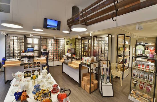 Prodejna TeeGschwendner ve Vodičkově ulici v Praze (foto: FB značky)